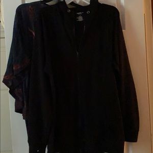 TORRID Active Black Zip-Front Hooded Sweatshirt 4